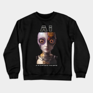 From Sci-Fi to Reality: AI Takes Over Crewneck Sweatshirt